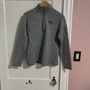 Better Sweater 1/4 Zip Fleece Birch White